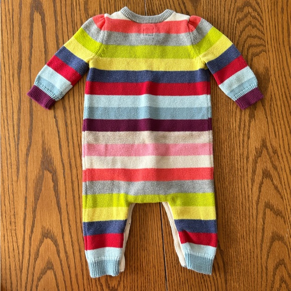 Gap Stripe Sweater Cotton Knit Romper, size 3-6 months - Picture 6 of 10